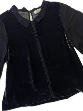 Wrap designe in London   Velvet and Woven 3/4 sleeves size 14